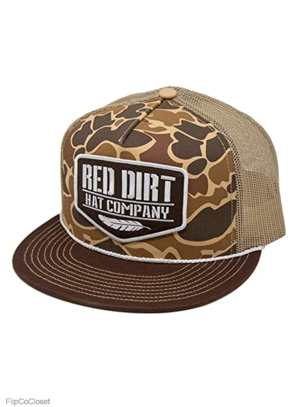Adjustable Snapback Hat 5-Panel Cap Poly-Cotton Mesh Back